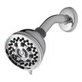 Water Pik Technologies 6 Setting Powerpulse Fixed Mount Showerhead Chrome 4694261